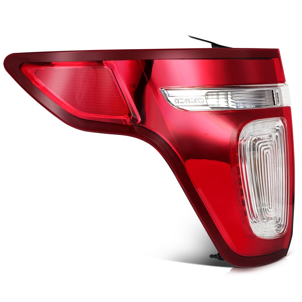 Taillight Assembly Left for Explorer 2011-2015 BB5Z13405C Red Clear