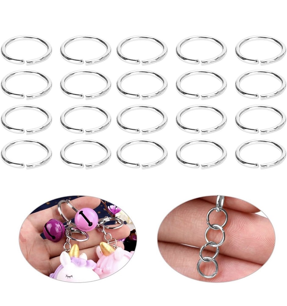 7mm Silver Open Jump Ring - A0033
