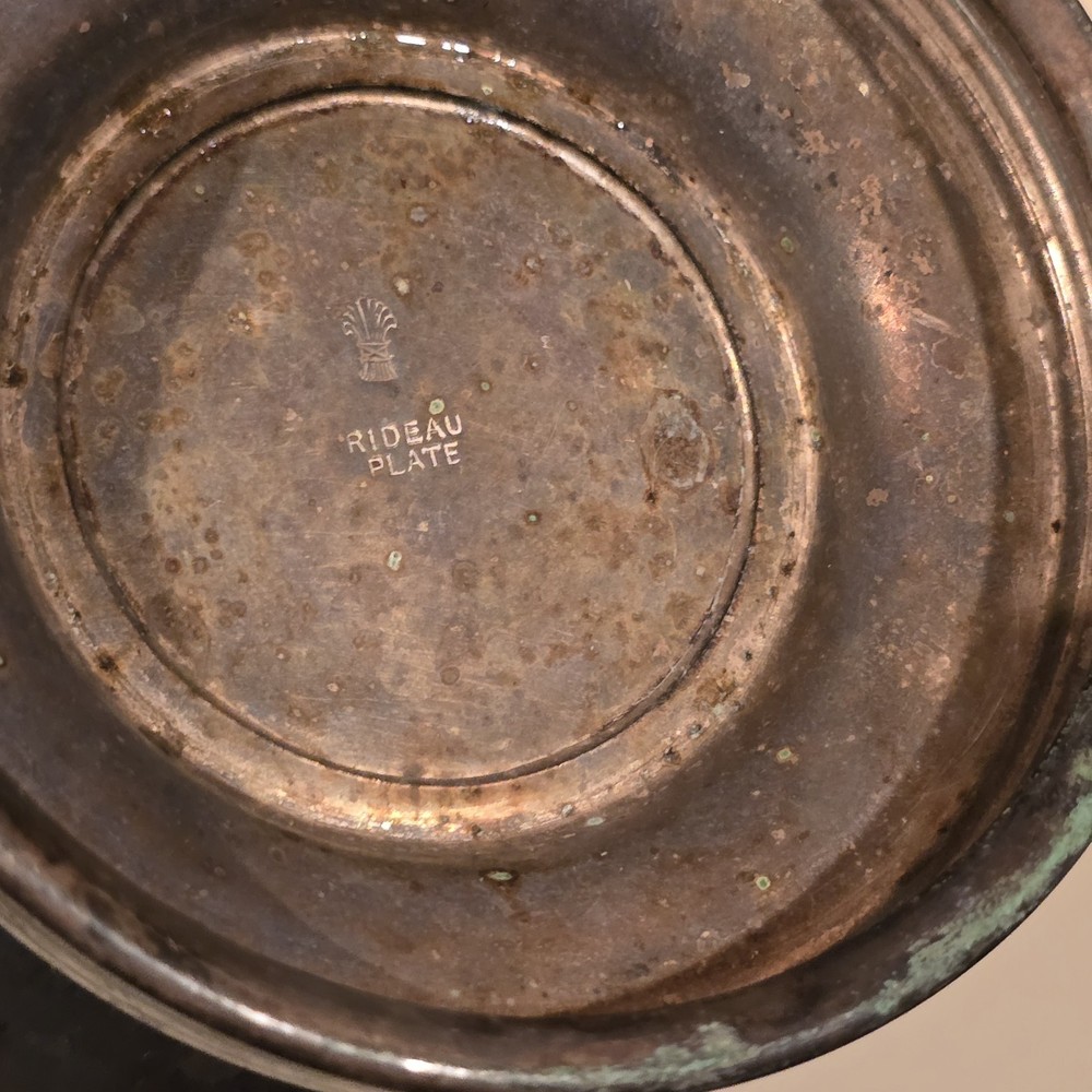 9" Elegant Birks Brand Rideau Plate Classic Design Silver Water Pitcher Jug