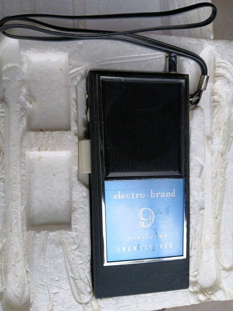 Pair Of Vintage Electro-Brand 9 Transistor Solid State Transceivers Model WT 900