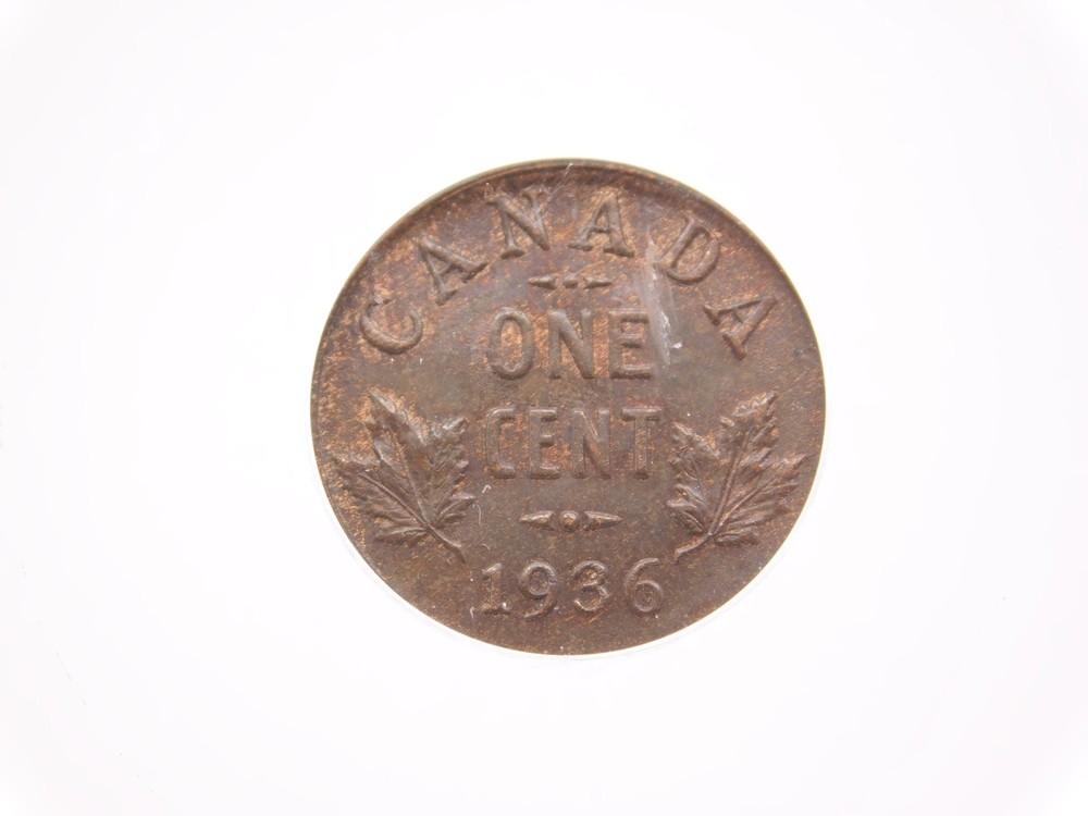 1936 Canada One Cent ICG MS64 BN (BT1278)