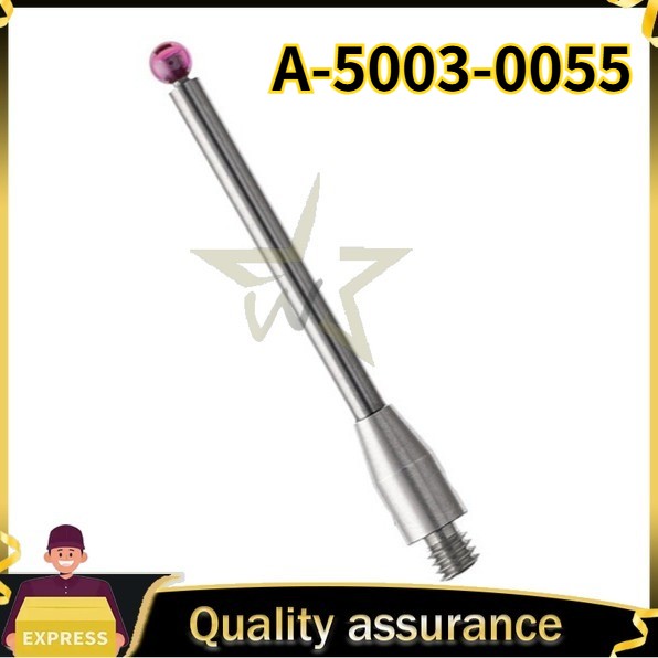 A-5003-0055 CMM Touch Probe Stylus M3 Thread 2.5mm Ruby Tips 30mm Long Fast Ship