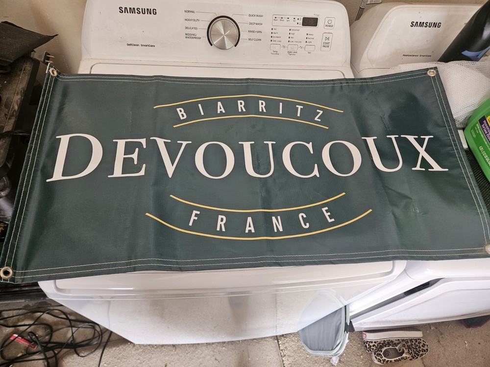 Devoucoux Biarritz France Vinyl Banner - Nice