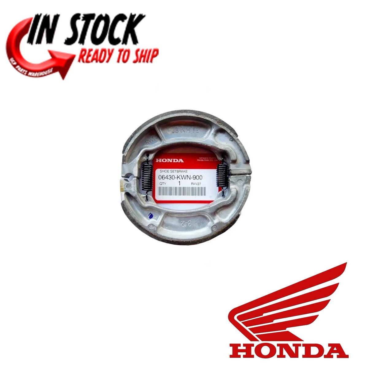 HONDA REAR BRAKE SHOE PADS PCX150 PCX160 ADV150 ADV160 OEM 06430-KWN-900