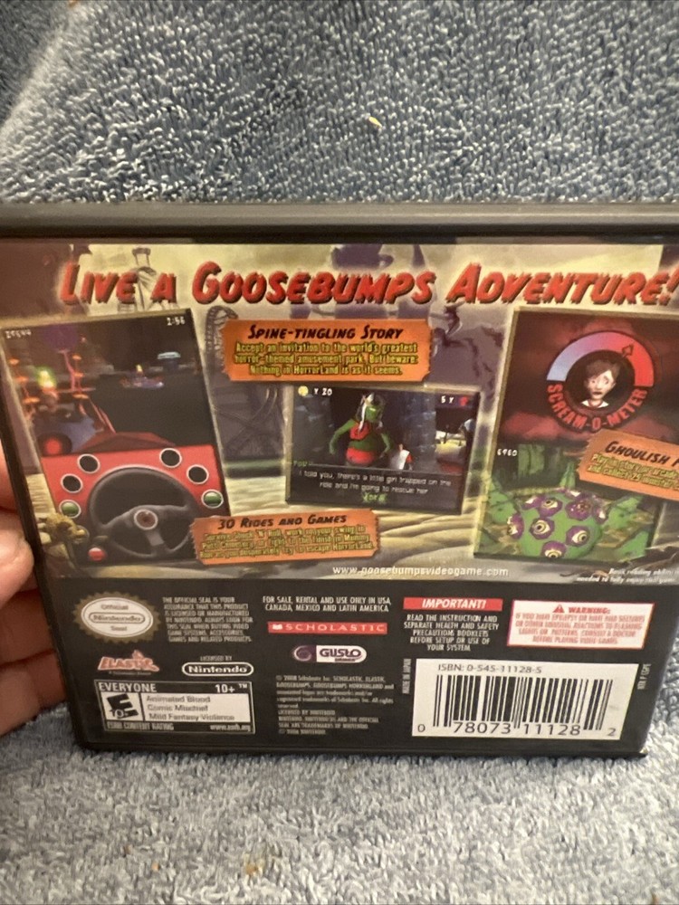 Goosebumps Horrorland - Nintendo DS - Authentic - Case / Empty Box Only!