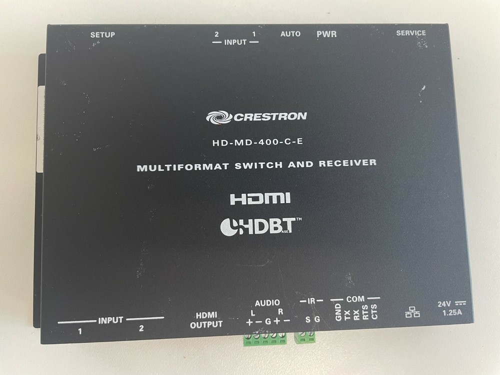 Shelf5: Crestron HD-MD-400-C-E Multiformat Switch and Receiver
