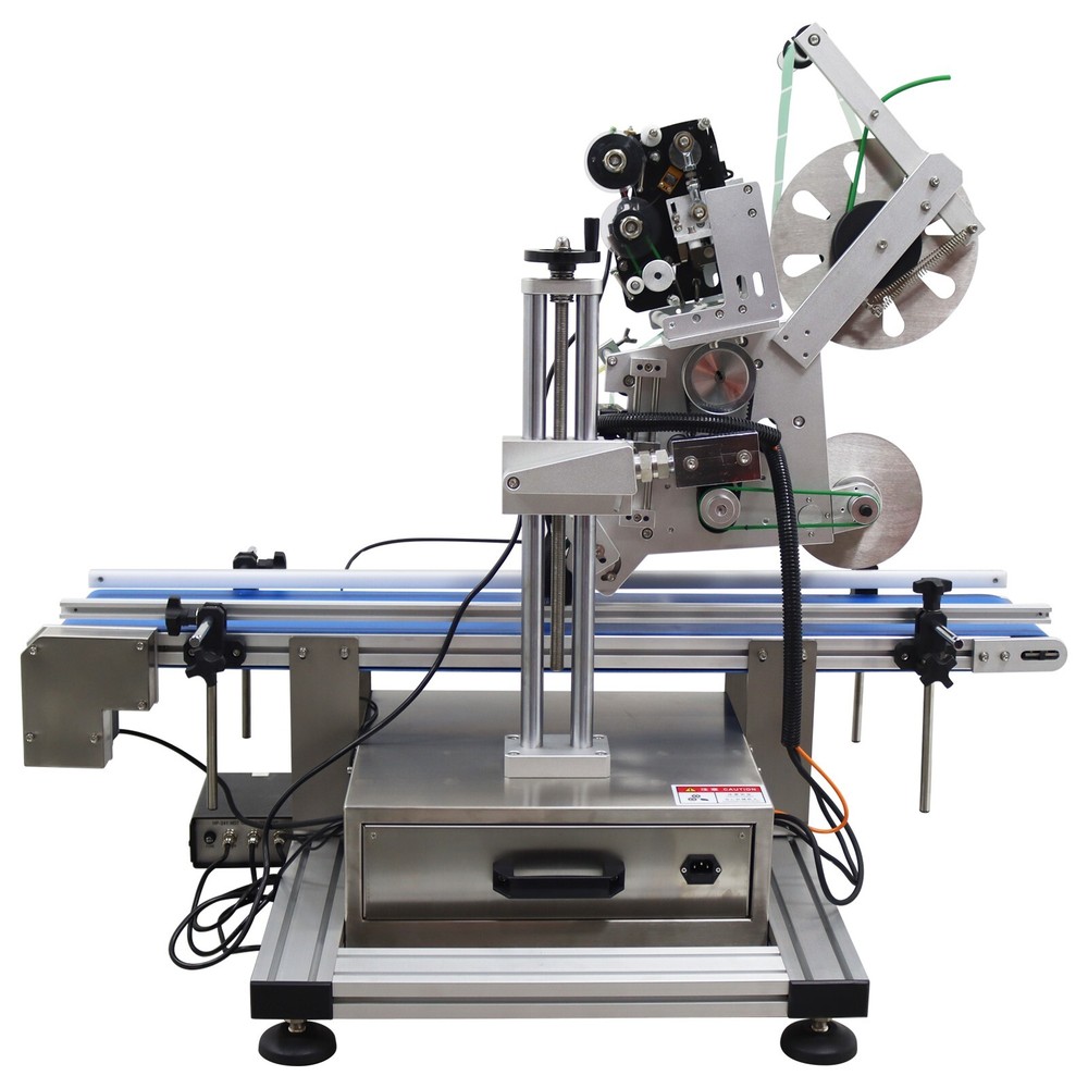 110V LT-160 Automatic Desktop Conveyor Table Plate labeling and Coding Machine