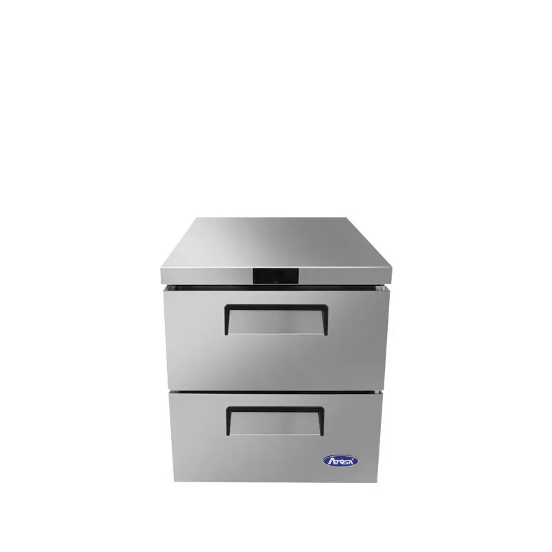 Atosa MGF8415GR 27" Undercounter (2) Drawer Reach-In Refrigerator