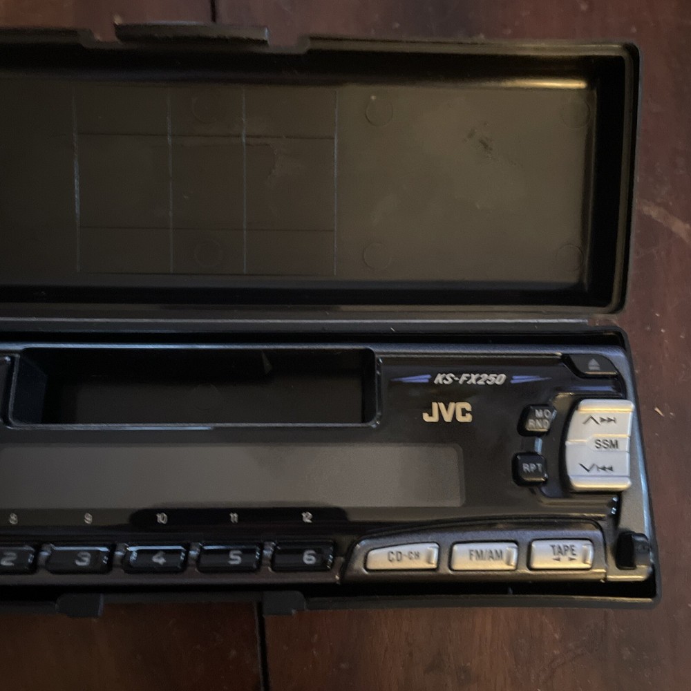 JVC KS-FX250 Car Stereo Replacement Faceplate & Case Only - Cassette Deck