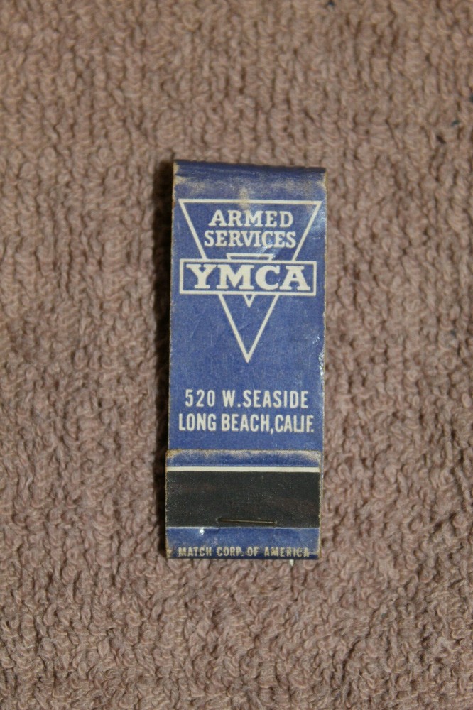Original WW2 U.S. "YMCA" Armed Services Match Pack from Long Beach, California