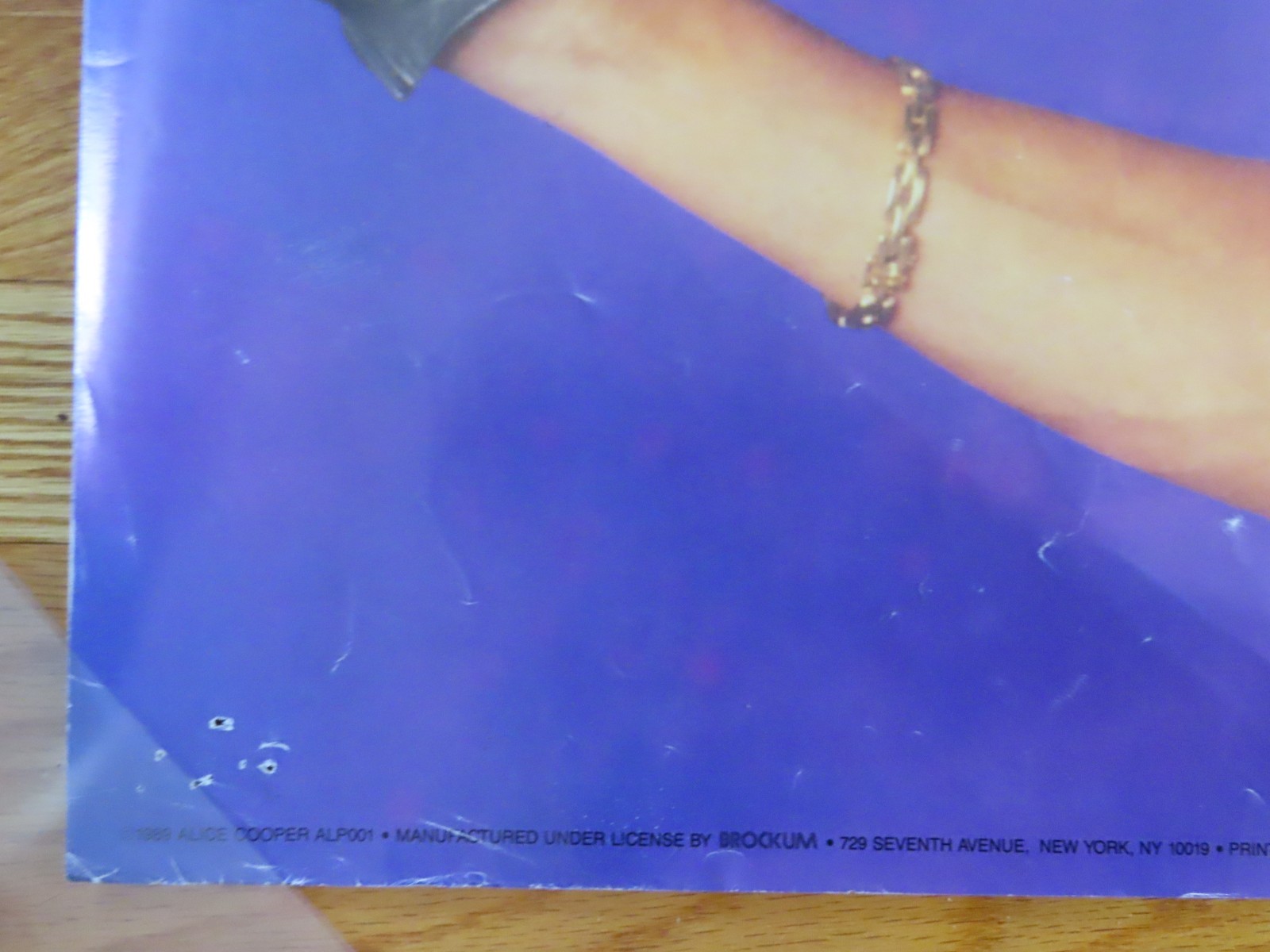 1989 ALICE COOPER "Trash" Poster "Poison" "House of Fire" "Bed of Nails"