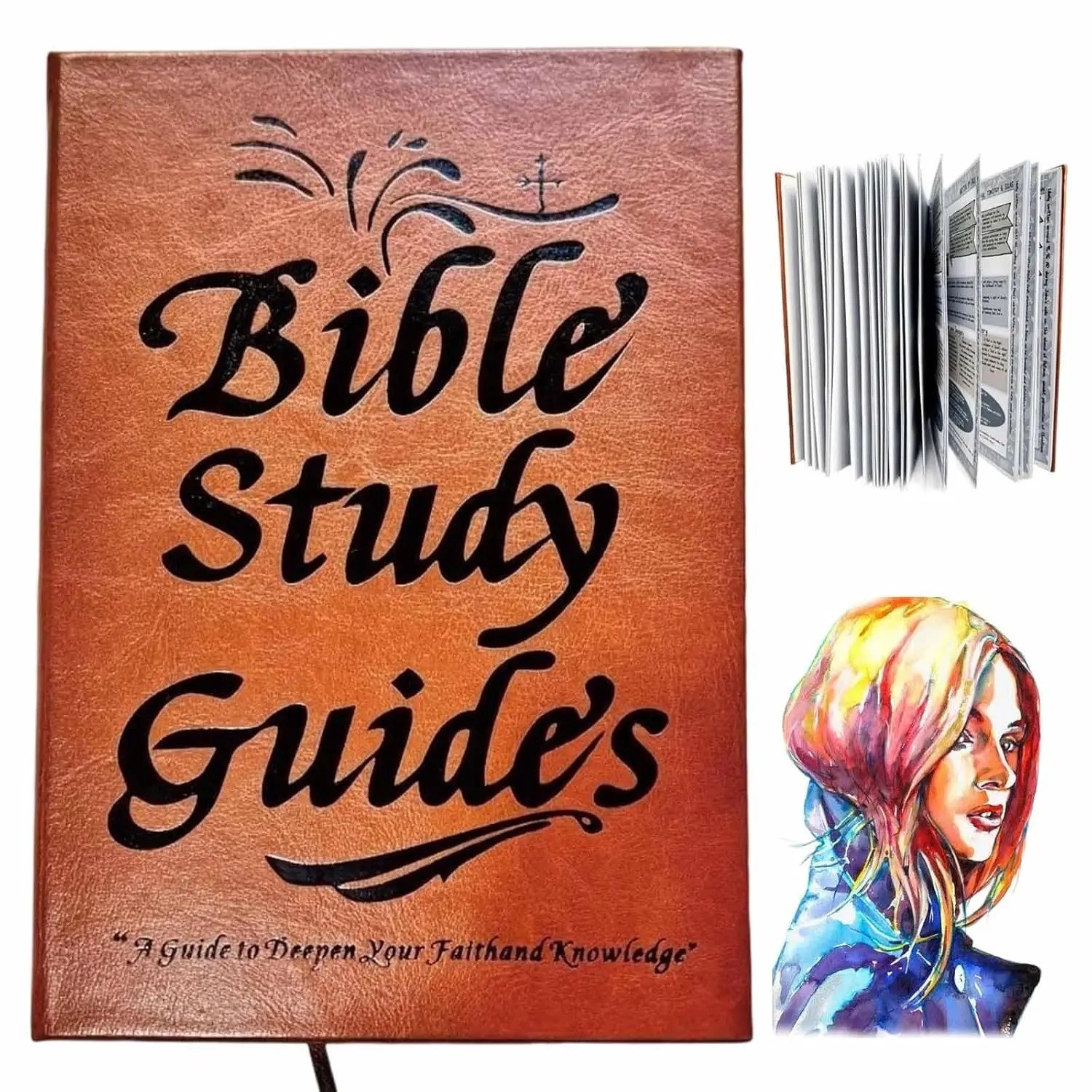 66-Page Bible Study Guide, Daily Devotional Journal,Study Notebook Based Planner