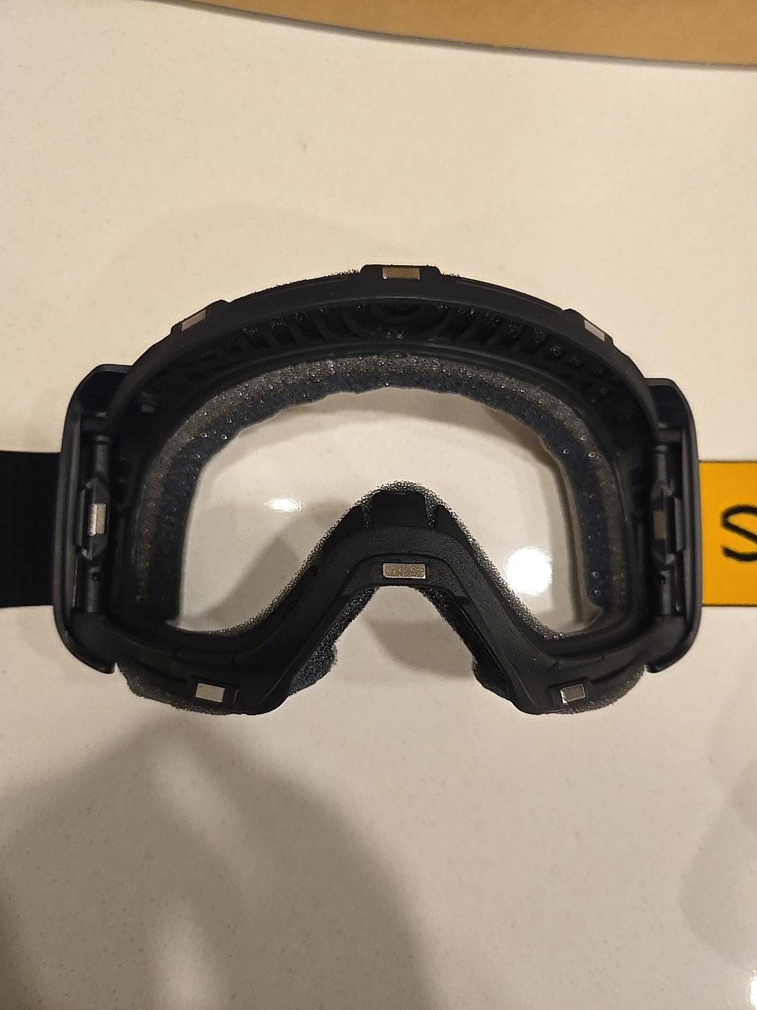 New Smith 4D Mag Gold Bar Goggle Chromapop Storm Rose Flash Lens Yellow