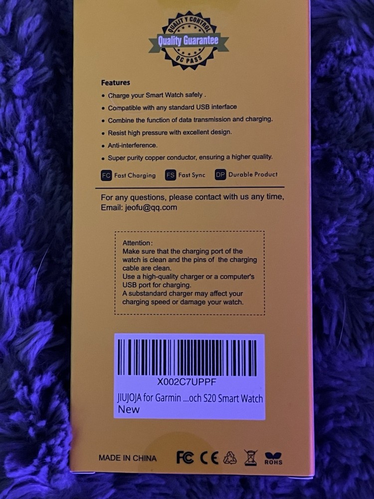 Smart Watch Charging Cable Garmin NIB