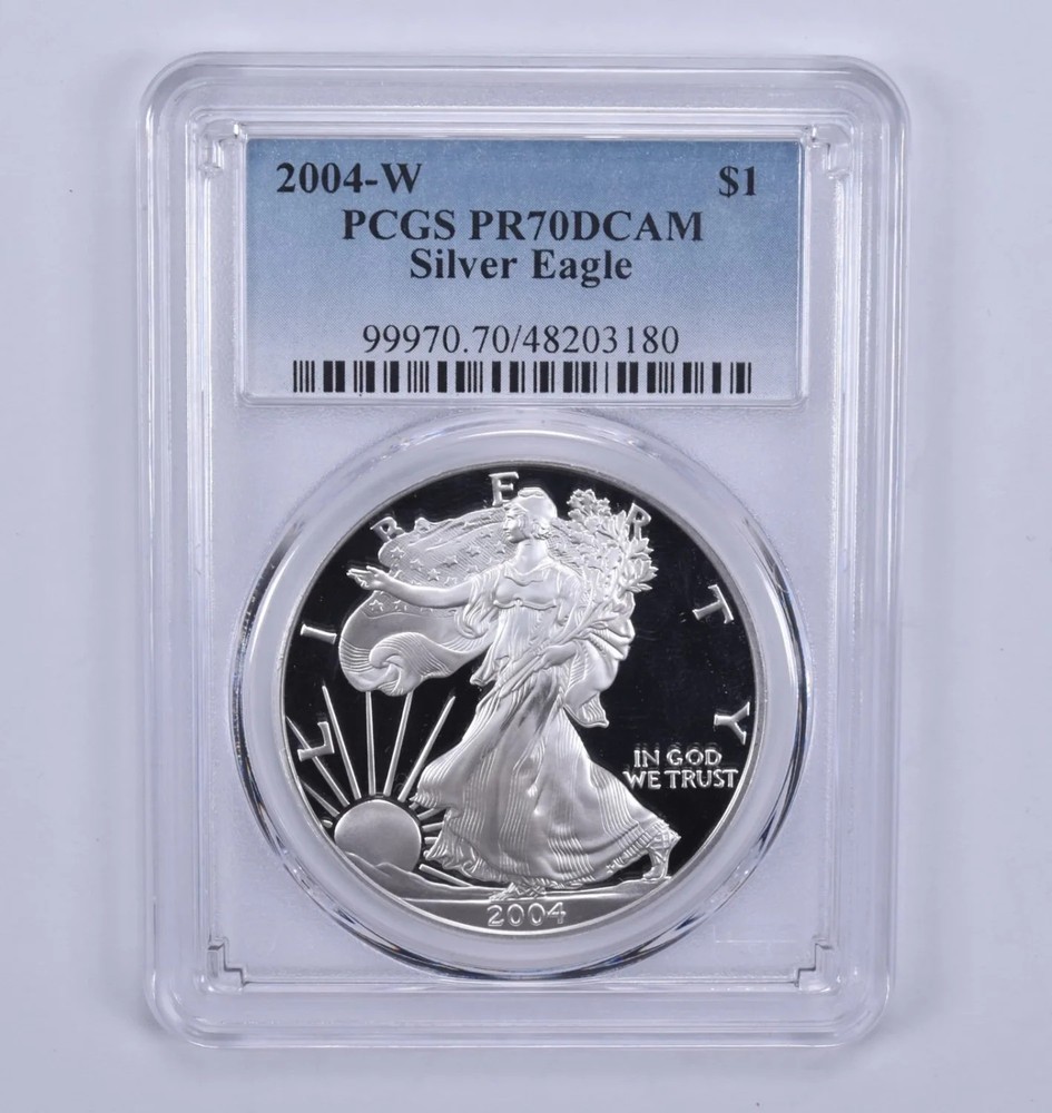2003 W Bullion Silver Eagles PCGS PR-70 DCAM Silver Eagle