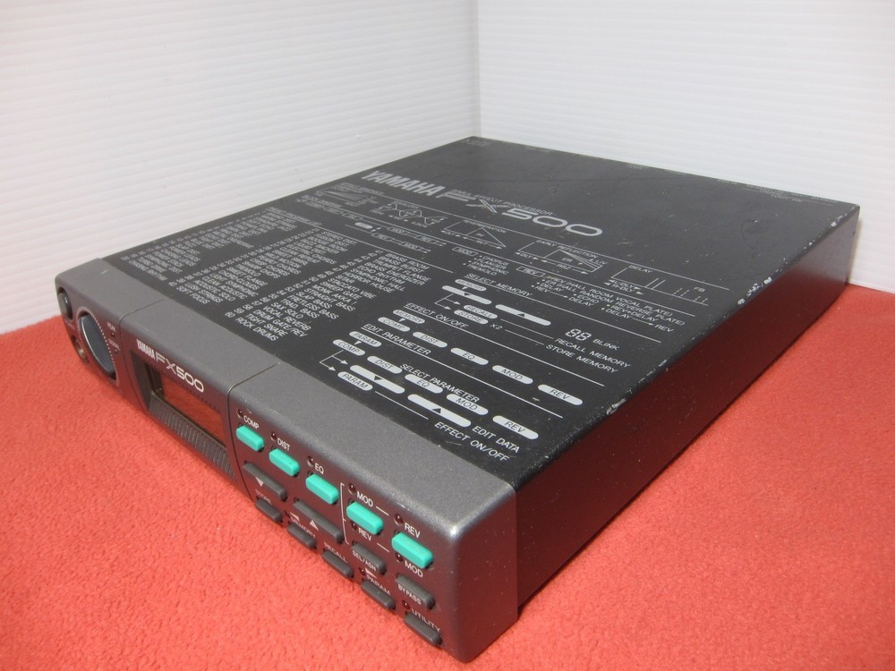 Yamaha FX500 Multi Effects Processor Guitar Effect w/ AC Adapter / Fast Shipping