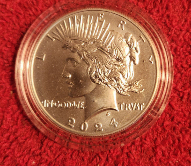 2024 (p) .999 silver Peace dollar