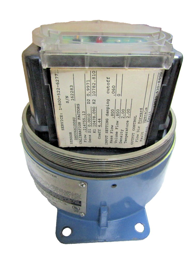 🔥 MICRO MOTION REMOTE FLOW TRANSMITTER RFT9739 E1SU NO COVER