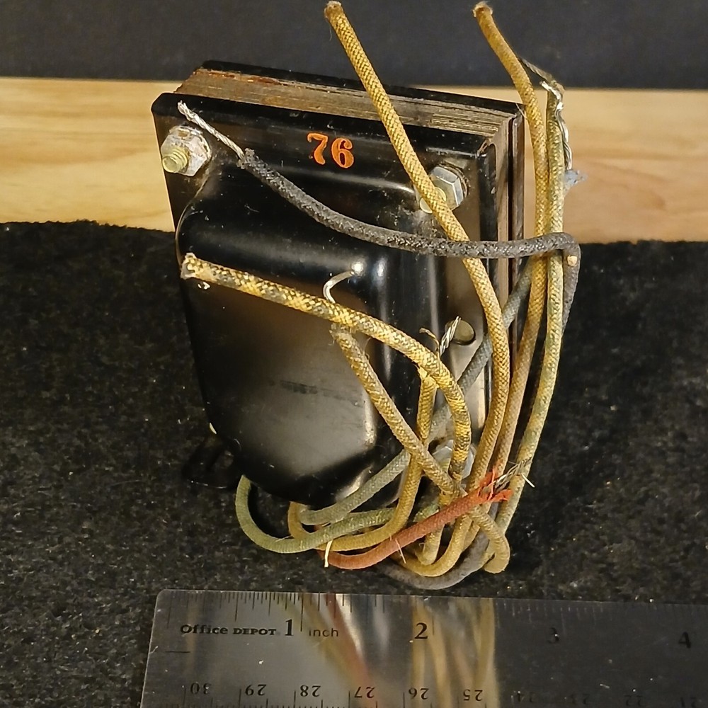1940's 50's Halldorson E-1014 Mic Microphone Transformer #76