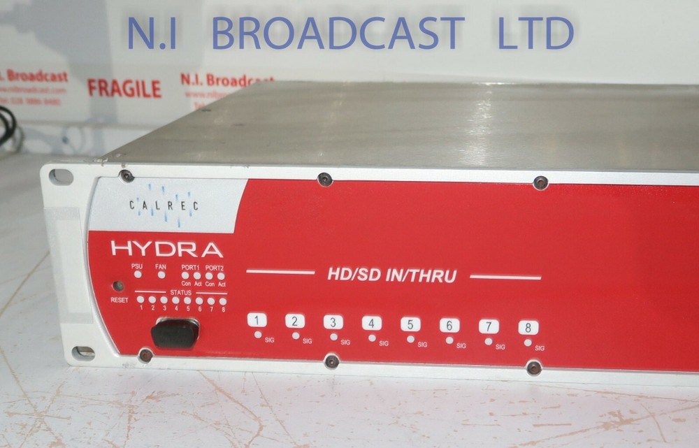 1x Calrec Hydra HD / SDI 8 channel interface unit
