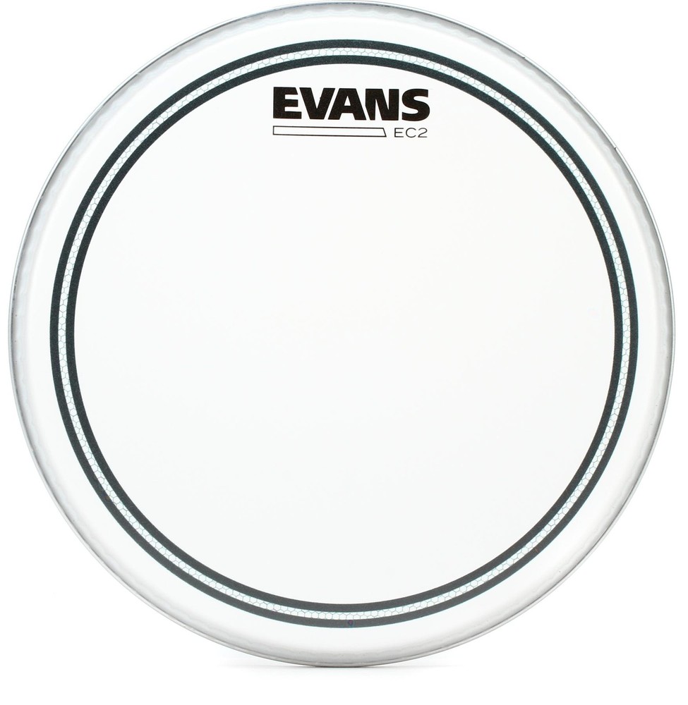 Evans EC2S Frosted Drumhead - 10 inch (2-pack) Bundle