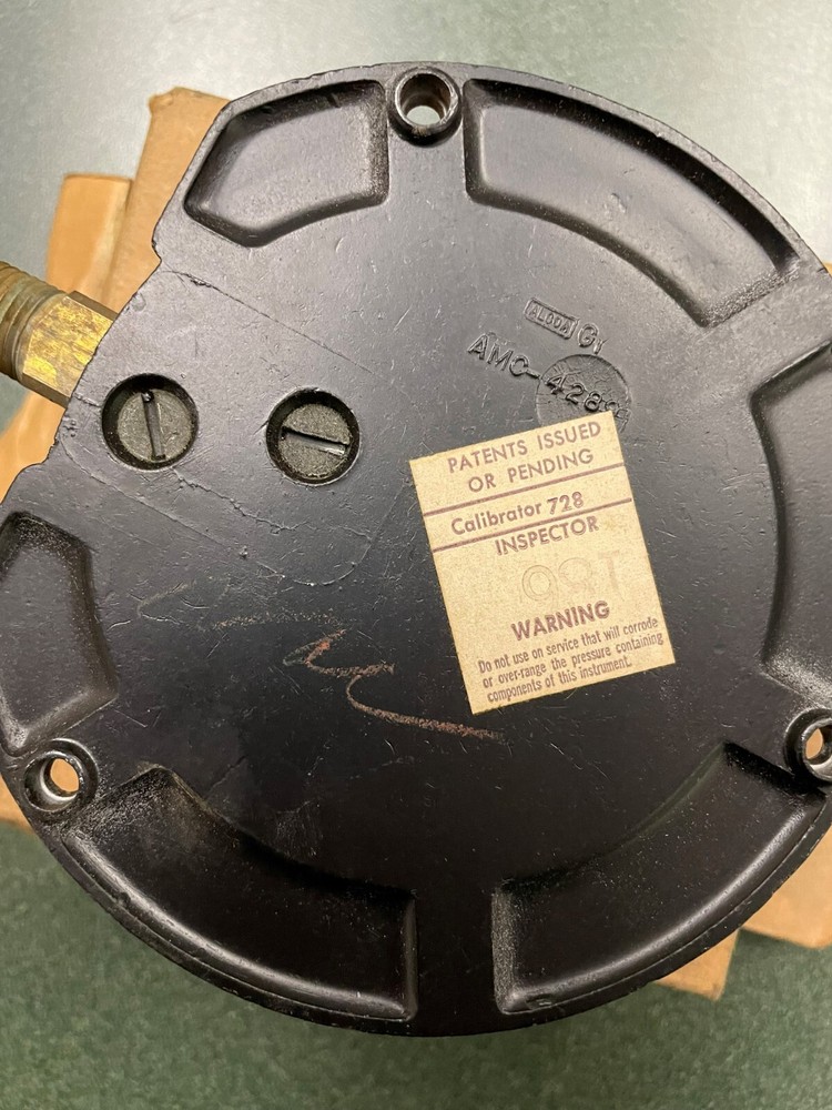 ASHCROFT 1012 3-1/2" VACUUM 1/4" NPT
