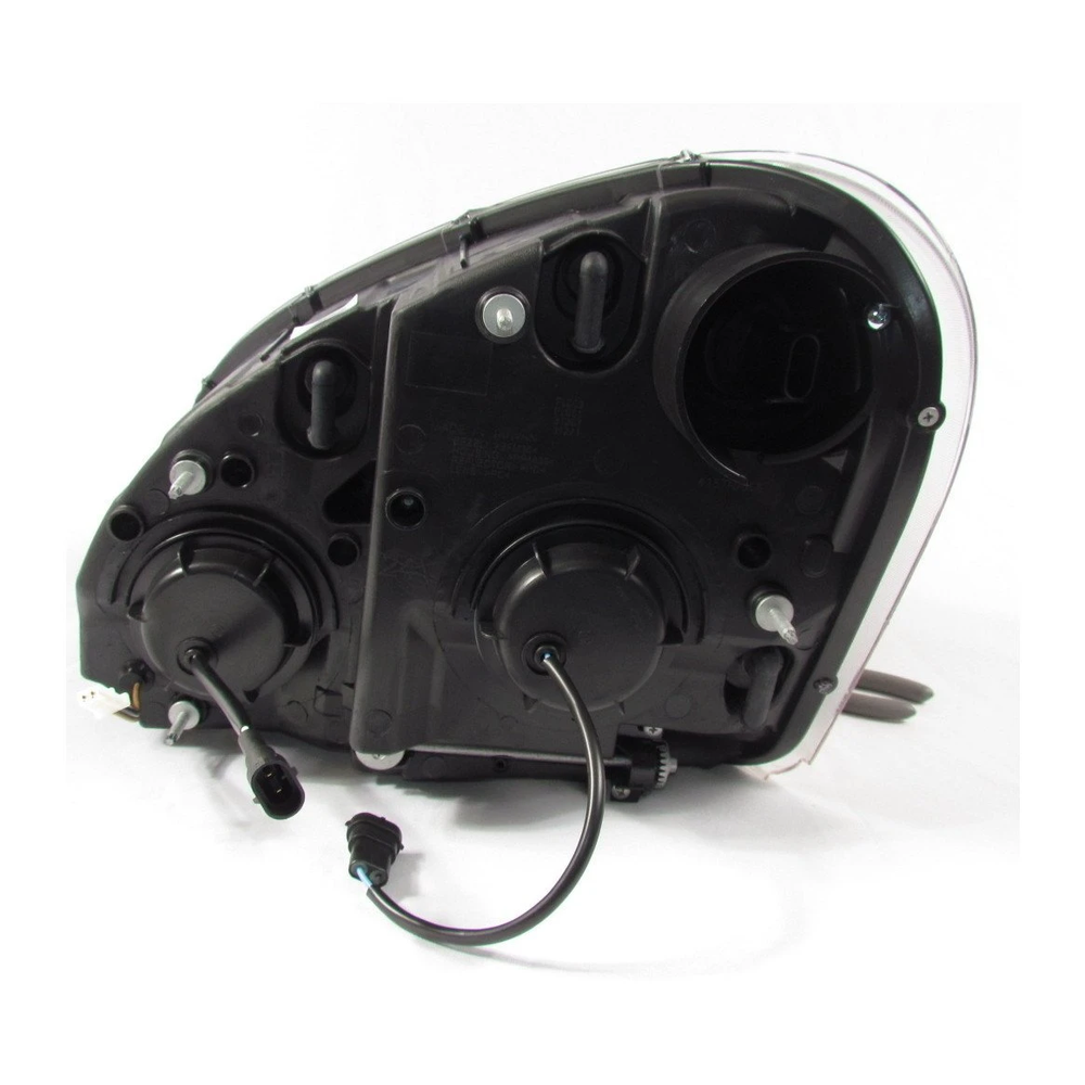 Black Housing Projector Headlight for Freightliner Cascadia, Passenger Side