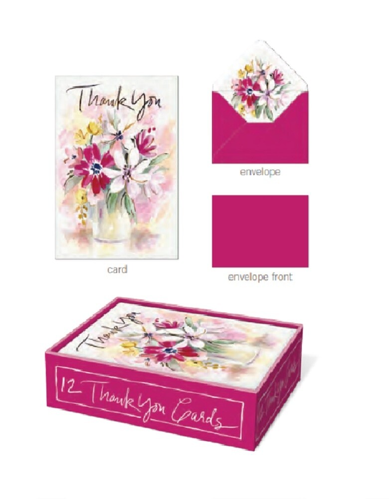 Punch Studio E2 Painter's Palette Boxed Notes Due 3.5” x 5” - Choosel Design