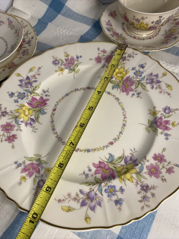 Federal shape Syracuse china briarcliff 1 place setting 7 pieces
