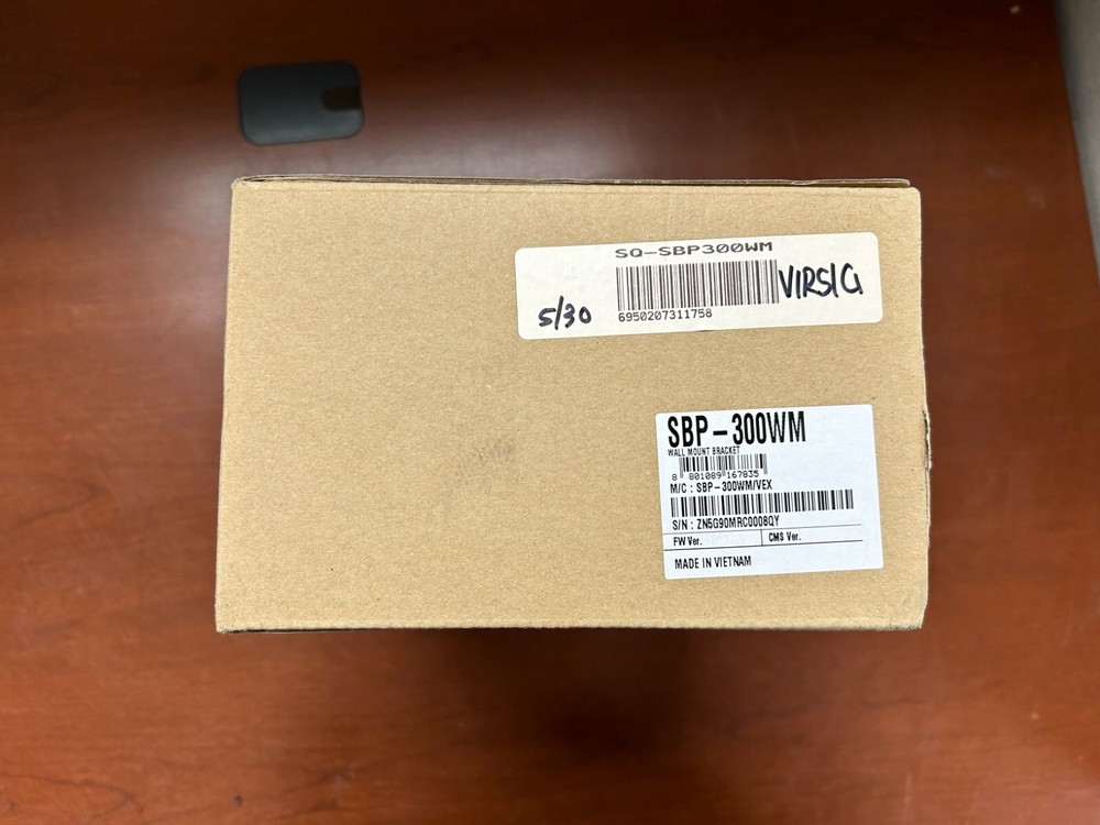 Hanwha Vision SBP-300WM1 Wall Mount Bracket, New