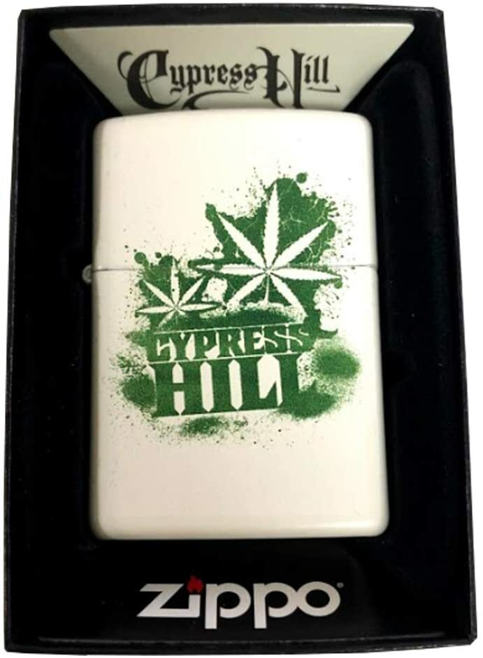 Sharp White Cypress Hill  Zippo Lighter