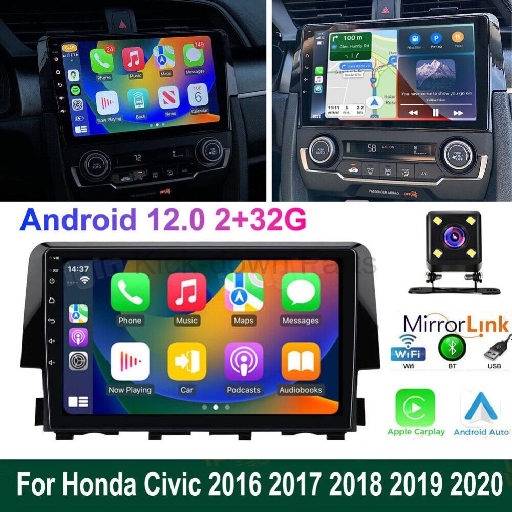 9" Car Navigation with RearView for 2016-2020 Honda Civic Android