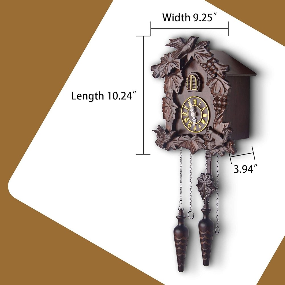 Handcrafted Wood Cuckoo Clock MX210