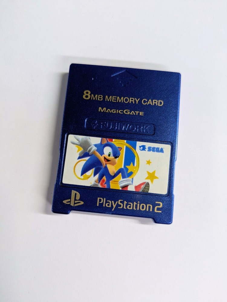 PS2  Sonic Heroes - Fujiwork Memory Card [ SCPH-10020 ]