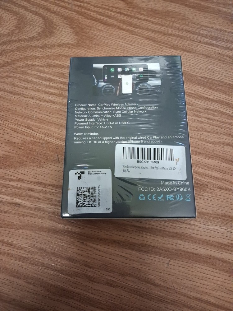 Wireless AR Car Play Adapter BY960H