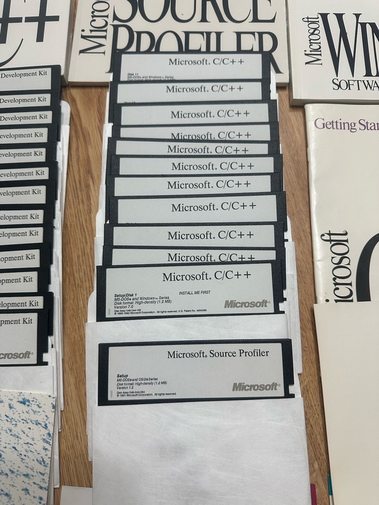 1992 Microsoft C/C++ Windows Software Development Kit Rare Set
