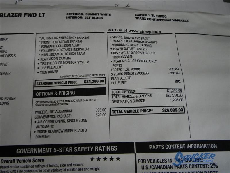 Chevrolet Trailblazer 2023-2025 Telematics Interface Module 86804753 1396