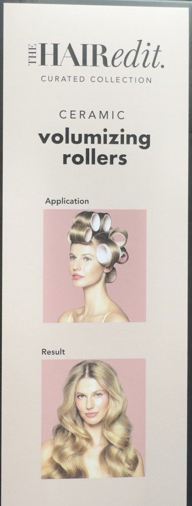 The Hair Edit Ceramic Volumizing Rollers - 9 Rollers