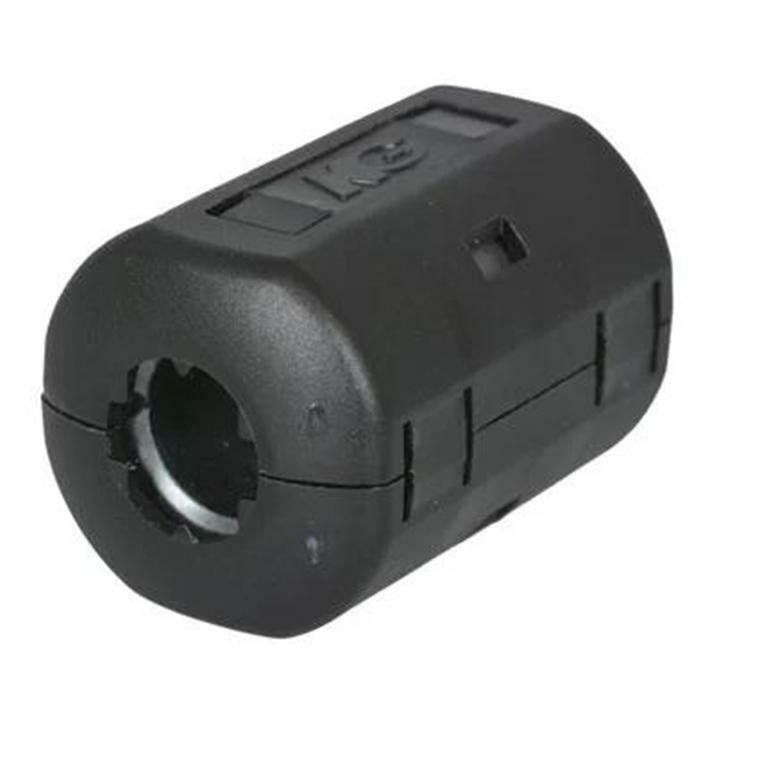 20 Ring Core Ferrite Bead Clamp Choke Coil EMI RFI Noise Filter Clip Snap Cable