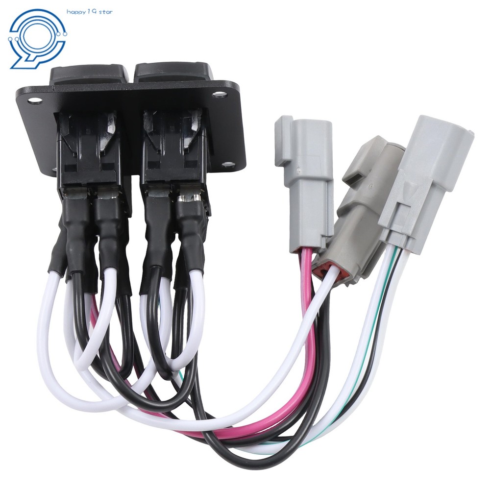 10222-211D Marine Trim Tab Switch Kit Double Rocker Replace 10222211D