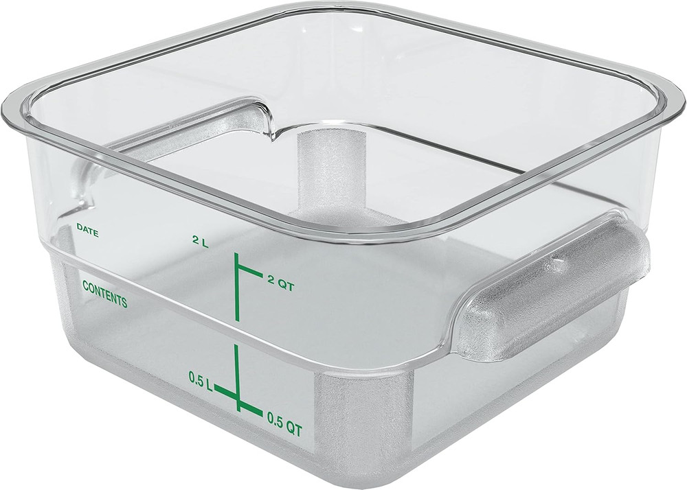Squares Square Food Storage Container with Stackable Design for Catering, Buffet