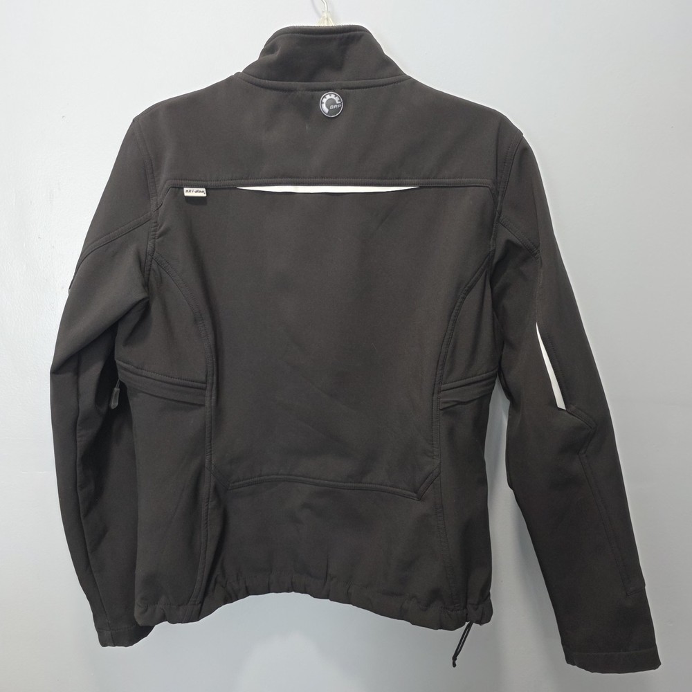 SKI-DOO Women's Black Fitted Windproof Soft Shell Jacket Size M BRP