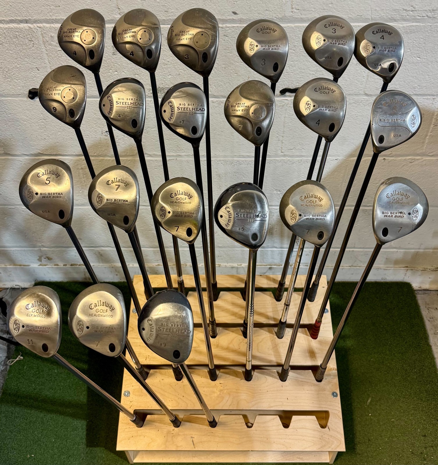 Wholesale Lot of 45 Golf Clubs - Callaway Big Bertha Woods - Mixed Flexes/Lofts