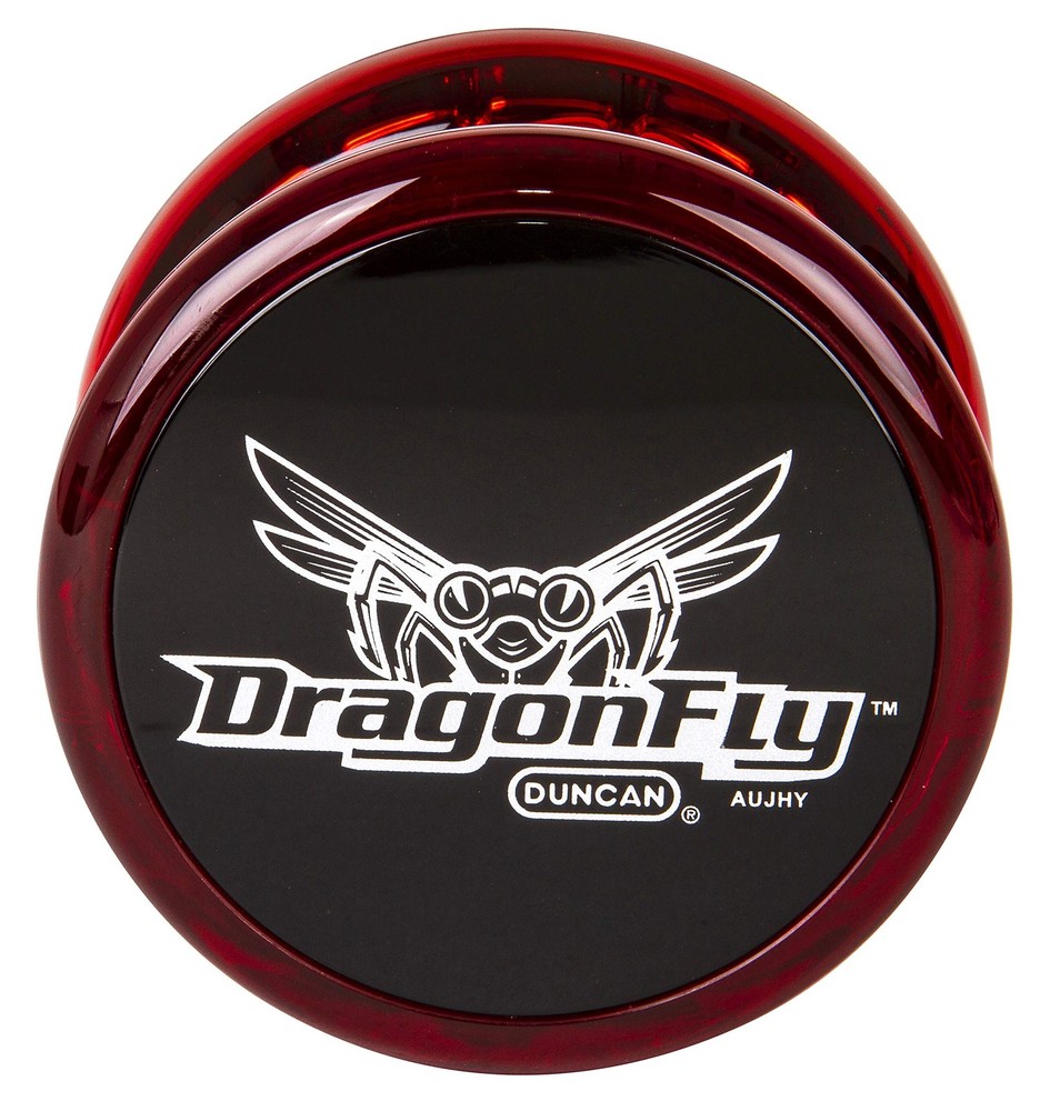 Dragonfly Yo-Yo -Red with Black Cap