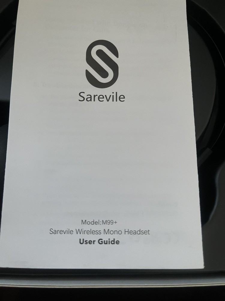 [TESTED] Sarevile Wireless Mono Headset M99+ Bluetooth USB