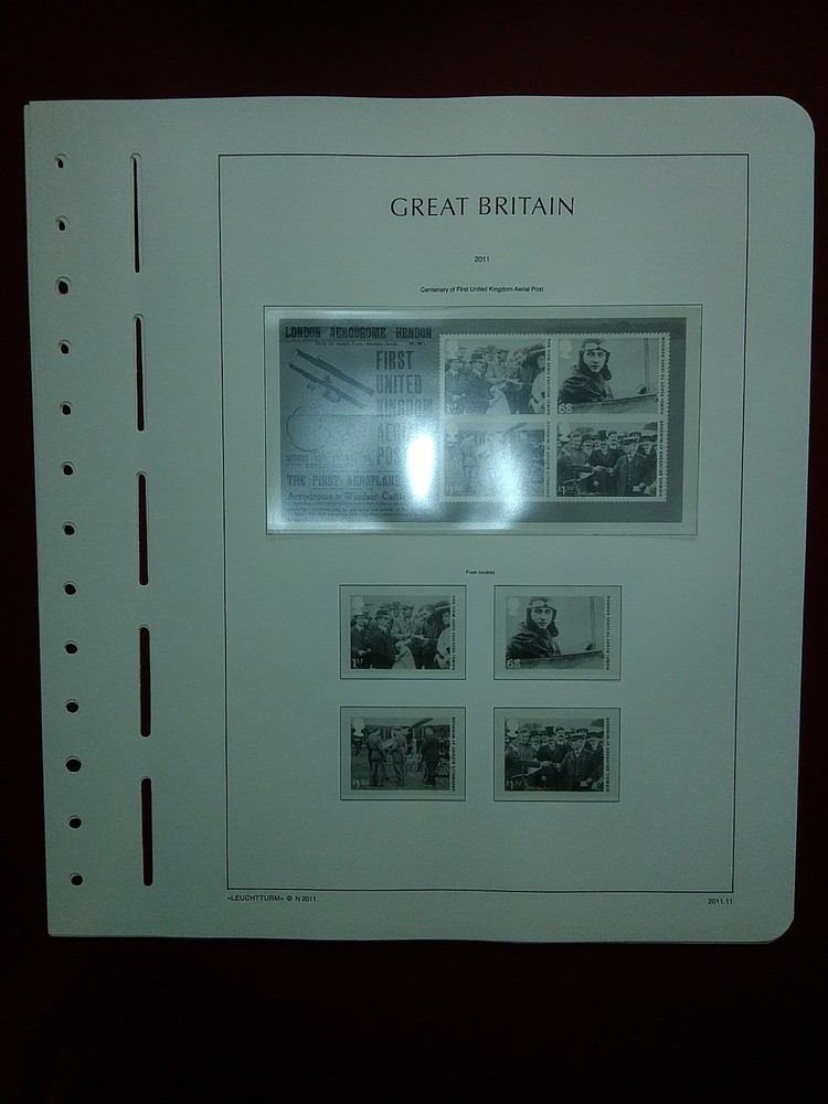 LIGHTHOUSE Commemorative Hingeless album pages Great Britain 2011 Used R2011.3