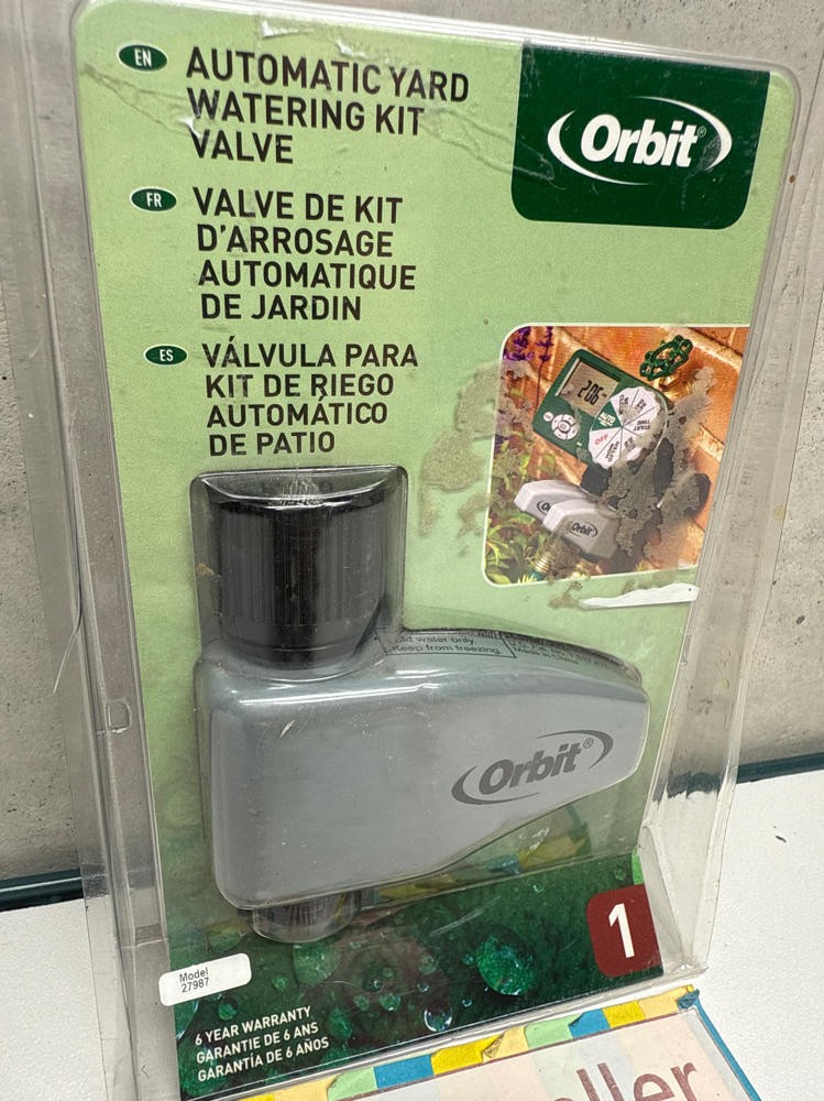 Orbit Automatic Yard Watering Kit Valve Timer NEW SEALED Model 27987