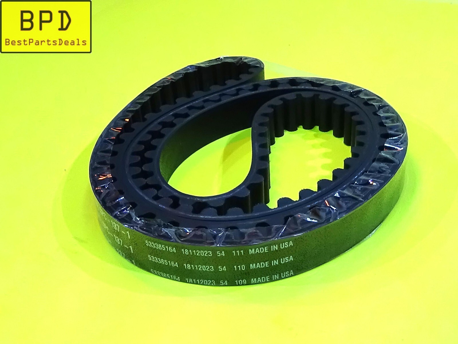 Goodyear Falcon 1" Wide 137 Teeth Transmission Rear Drive Belt SPC BDL SPC-137-1