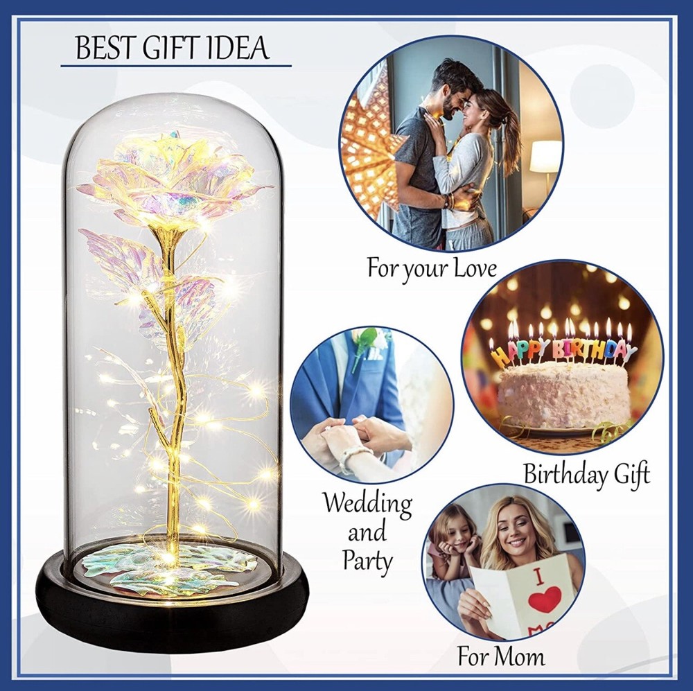 Valentines Led Flower Gift
