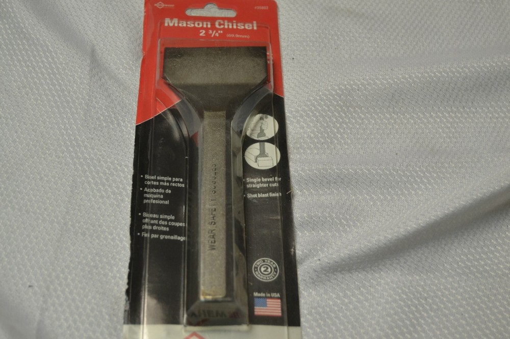 New Mayhew Select 35802 2-3/4" x 7-1/2" Mason Masonry Chisel